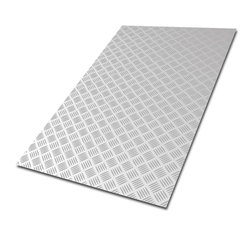 2500mm x 1250mm x 6mm Aluminium Checker Plate / Five Bar Tread Plate