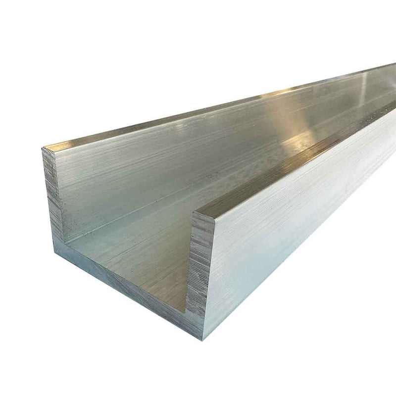 10 mm x 20 mm x 2 mm x 2 mm - Aluminium Channel